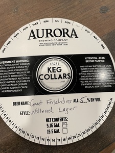 Aurora Brewing Co Comet Frischbier February 2023