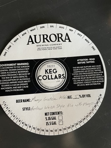 Aurora Brewing Co Mango Goseface Killah February 2023