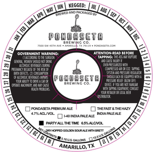 Pondaseta Brewing Co. Party All The Time