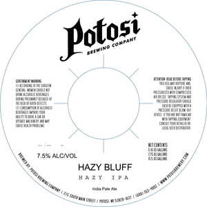 Potosi Brewing Company Hazy Bluff