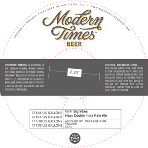 Modern Times Beer Big Yikes