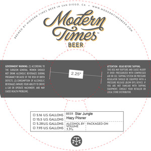 Modern Times Beer Star Jungle