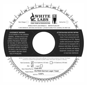 Cold Ipa Wlp830 German Lager Yeast February 2023