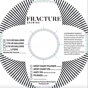 Fracture Brewing Fracture Pilsner15 Gallon