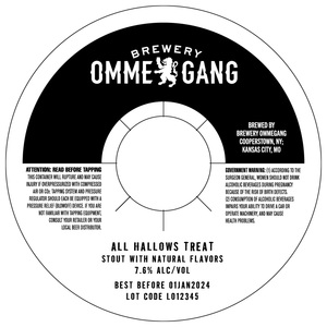 Ommegang All Hallows Treat