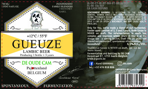 De Oude Cam Gueuze February 2023