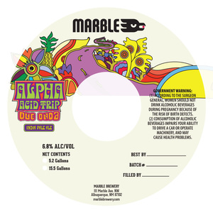 Marble Brewery Alpha Acid Trip Que Onda India Pale Ale