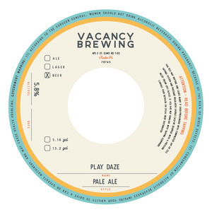 Play Daze Pale Ale