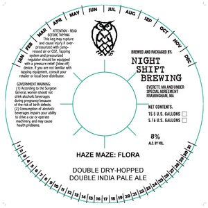 Haze Maze: Flora Double Dry-hopped Double India Pale Ale