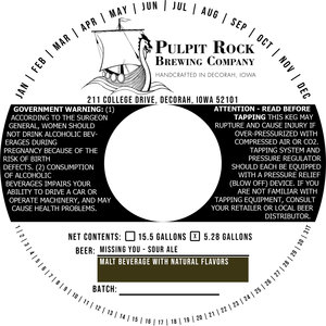 Pulpit Rock Brewing Company Missing You