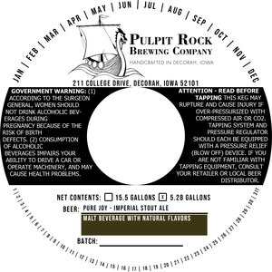 Pulpit Rock Brewing Company Pure Joy