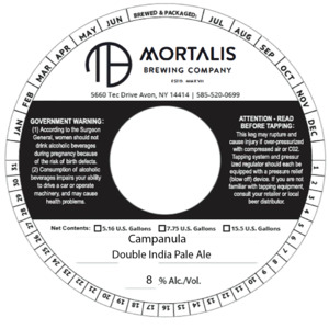 Mortalis Brewing Company Campanula