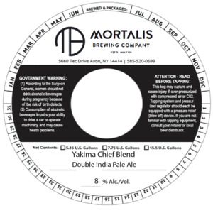 Mortalis Brewing Company Yakima Chief Blend