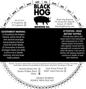 Black Hog Double Rainbow