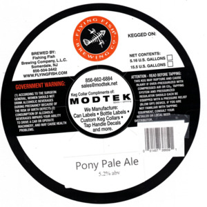 Flying Fish Brewing Co. Pony Pale Ale