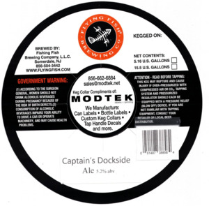Flying Fish Brewing Co Captain's Dockside Ale