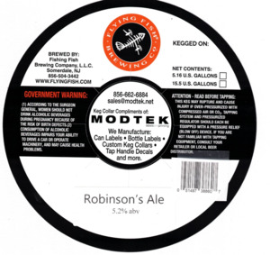 Flying Fish Brewing Co Robinson's Ale