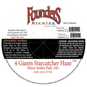 Founders 4 Giants Starcatcher Haze