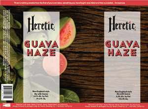 Heretic Brewing Co. Guava Haze February 2023