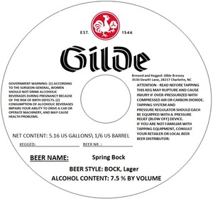 Gilde Spring Bock