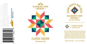 Blackberry Farm Brewery Classic Saison February 2023