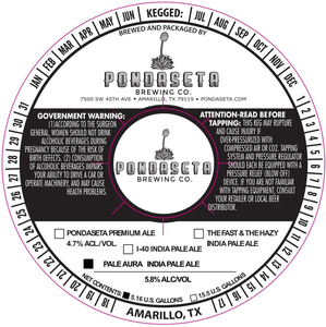 Pondaseta Brewing Co. Pale Aura