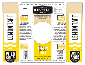 Destihl Brewery Wild Sour Series Lemon Tart