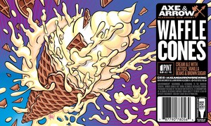 Axe & Arrow Brewing Waffle Cones February 2023