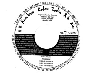 Saugatuck Brewing Co. Rainbow Rodeo India Pale Ale