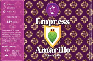 Bald Birds Brewing Co. Empress Amarillo