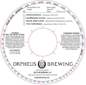 Orpheus Brewing The Rumble & The Weight