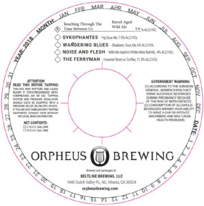 Orpheus Brewing Reaching Through The Time Between Us February 2023