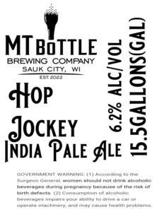 Mt Bottle Brewing Hop Jockey