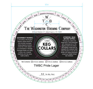 The Washington Brewing Company Twbc Pride Lager