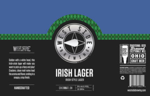 West Side Brewing Irish Lager