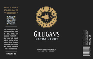 West Side Brewing Gilligans Extra Stout February 2023