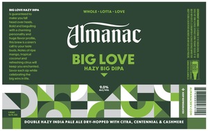 Almanac Beer Co. Big Love Hazy Dipa