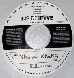 Inside The Five Brewing Stained Khakis