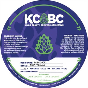 Kings County Brewers Collective Robocroc