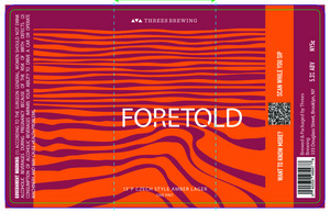 Foretold Czech Style Amber Lager February 2023
