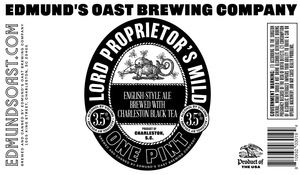 Edmund's Oast Brewing Co. Lord Proprietor's Mild February 2023