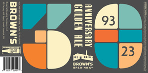 Brown's Anniversary Golden Ale