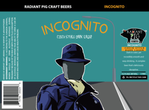 Radiant Pig Craft Beers Incognito