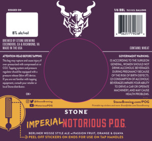 Stone Imperial Notorious P.o.g.