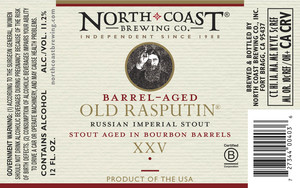 North Coast Brewing Co. Inc. Barrel Aged Old Rasputin Xxv