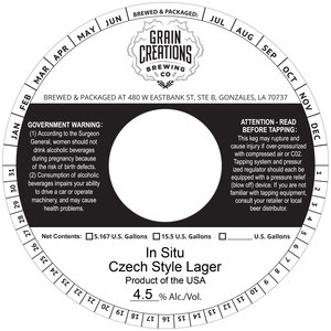 Grain Creations Brewing Co In Situ