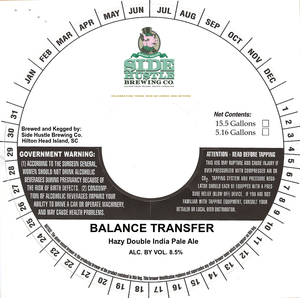 Side Hustle Brewing Co. Balance Transfer February 2023