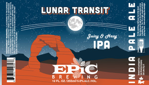 Epic Brewing Company Lunar Transit February 2023