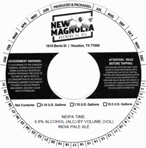 New Magnolia Brewing Co. Neipa Time