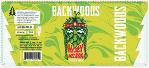 Backwoods Brewing Company Hazy Nelson February 2023